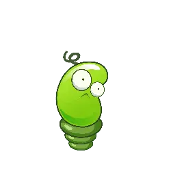 Green Worm - game character - Free Download PNG