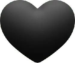 Black Heart Shape Pattern - abstract - Lossless PNG
