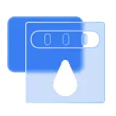Water Drop Icon - colorful - Lossless PNG
