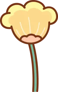 Yellow Flower - simple - Designer's Pick PNG