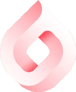 Pink Water Drop Logo - simple - No Background PNG