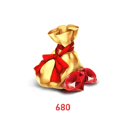 Bag of Gold and Ruby Gems - gift - Free PNG