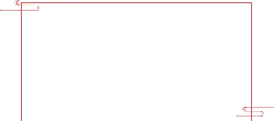 Red Line Frame - red - High Resolution PNG