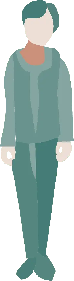 Person in Green Clothing - person - Lossless PNG