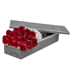 Red Rose Box - romantic - Lossless PNG