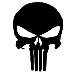 Punisher Mask - skull - No Background PNG