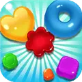 Colorful Candies - heart shape - High Resolution PNG