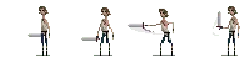 Pixel Swordsman - role-playing - High Resolution PNG