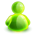 Green Glowing Person Icon - icon - PNG
