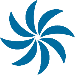 Blue Pinwheel Pattern - rotating - Lossless PNG