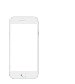 White Smartphone - phone - Curated PNG