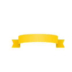Yellow Ribbon - ribbon - No Background PNG