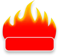 Flame Logo - red - graphic - High Resolution PNG