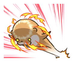 Lion - fire - PNG