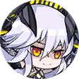 White Hair Girl - red eyes - expression - PNG Images