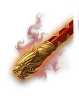 Fire Dragon Sword - red - High Resolution PNG