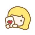 Cat Girl - heart shape - Transparent Background PNG