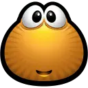Smiley Fish - yellow - Lossless PNG