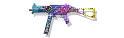 Pixel Art Rifle - colorful - PNG
