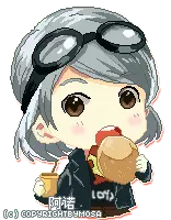Girl with Helmet - food - Free PNG