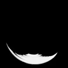 Crescent Moon - night sky - High Resolution PNG