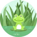 Frog - grass - PNG Images