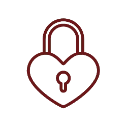 Heart Lock - Curated PNG