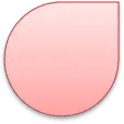 Pink Water Drop - graphic design - No Watermark PNG