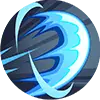 Blue Cyclone - motion - High Resolution PNG