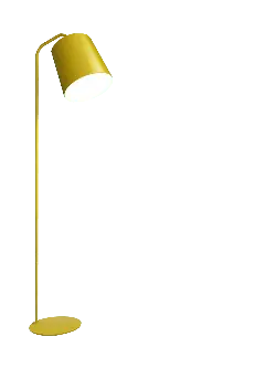 Yellow Desk Lamp - Transparent Background PNG
