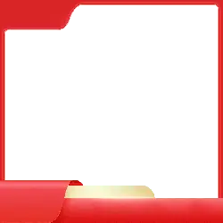 Red Folder - simple - Free PNG