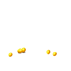Yellow Balls - round - No Background PNG