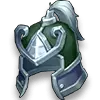 Green Helmet - game prop - No Background PNG