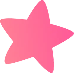 Pink Star - graphic - High Resolution PNG