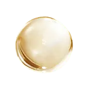 Glass Bead - golden - High Resolution PNG