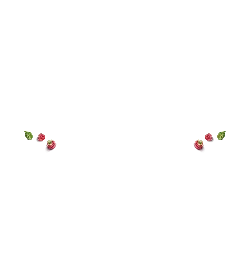 Raspberry and Leaves - red - Transparent Layer PNG