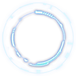 Futuristic Tech Ring - user interface element - PNG