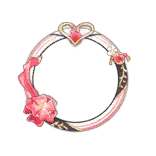 Flower Crown - heart shape - No Background PNG