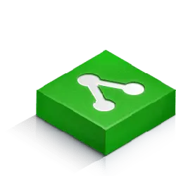 Share Icon - green - High Resolution PNG