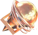 Copper Light Bulb - lighting - Transparent Layer PNG