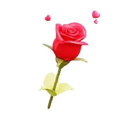 Red Rose - gift - love - No Background PNG