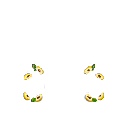 Yellow Peach Slices - fresh - High Resolution PNG