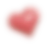 Heart - red - blurry - Lossless PNG