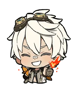 White-Haired Youth - machinery goggles - PNG