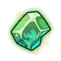 Green Gem - magic - shining - Transparent Background PNG