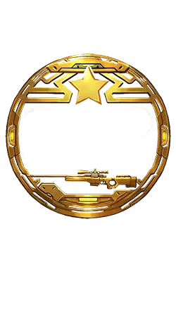 Gold Badge - weapon - PNG