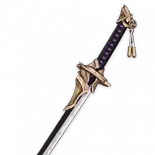 Purple Gold Sword - purple - High Resolution PNG