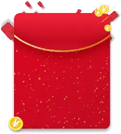 Red Envelope - PNG - gold