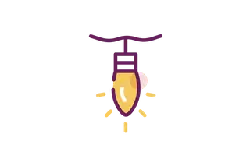 Light Bulb - lighting - glowing - PNG