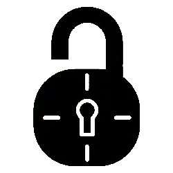 Lock - closed - No Background PNG